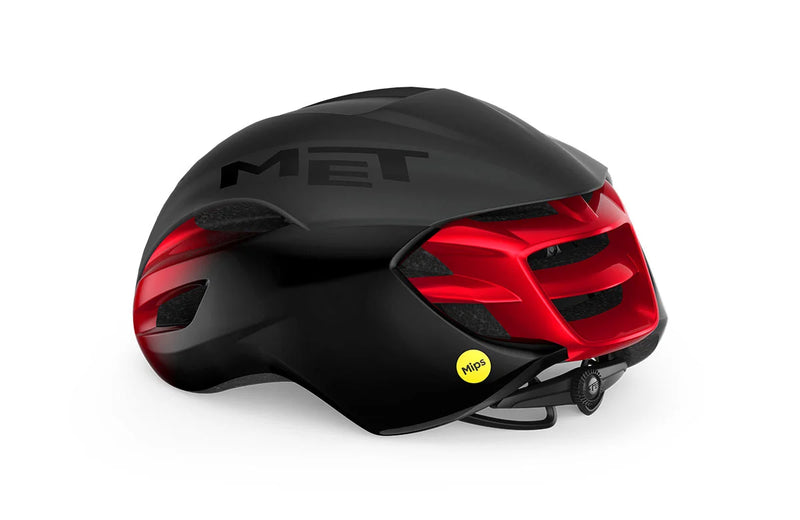 Casco Met Manta Negro/Rojo