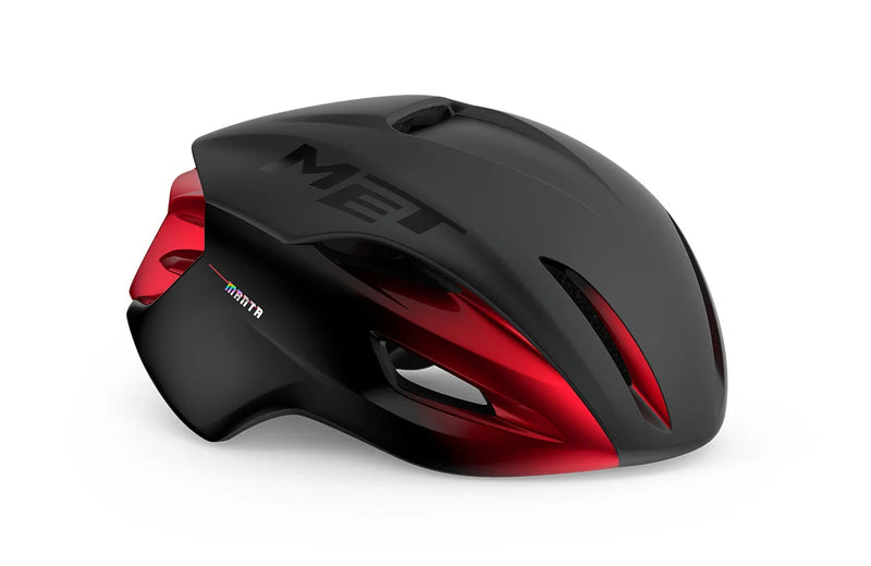 Casco Met Manta Negro/Rojo